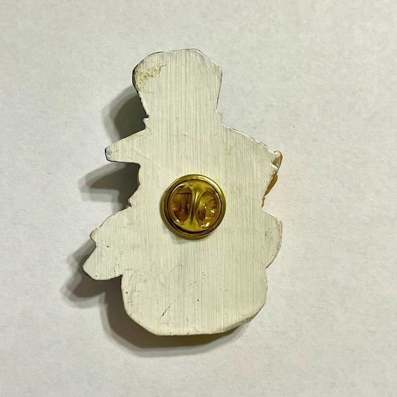 Vintage Snowman Pin - Picture 2 of 6